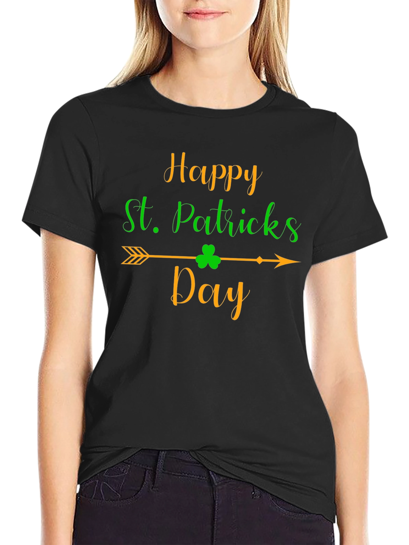St. Patricks Day Black T-Shirt