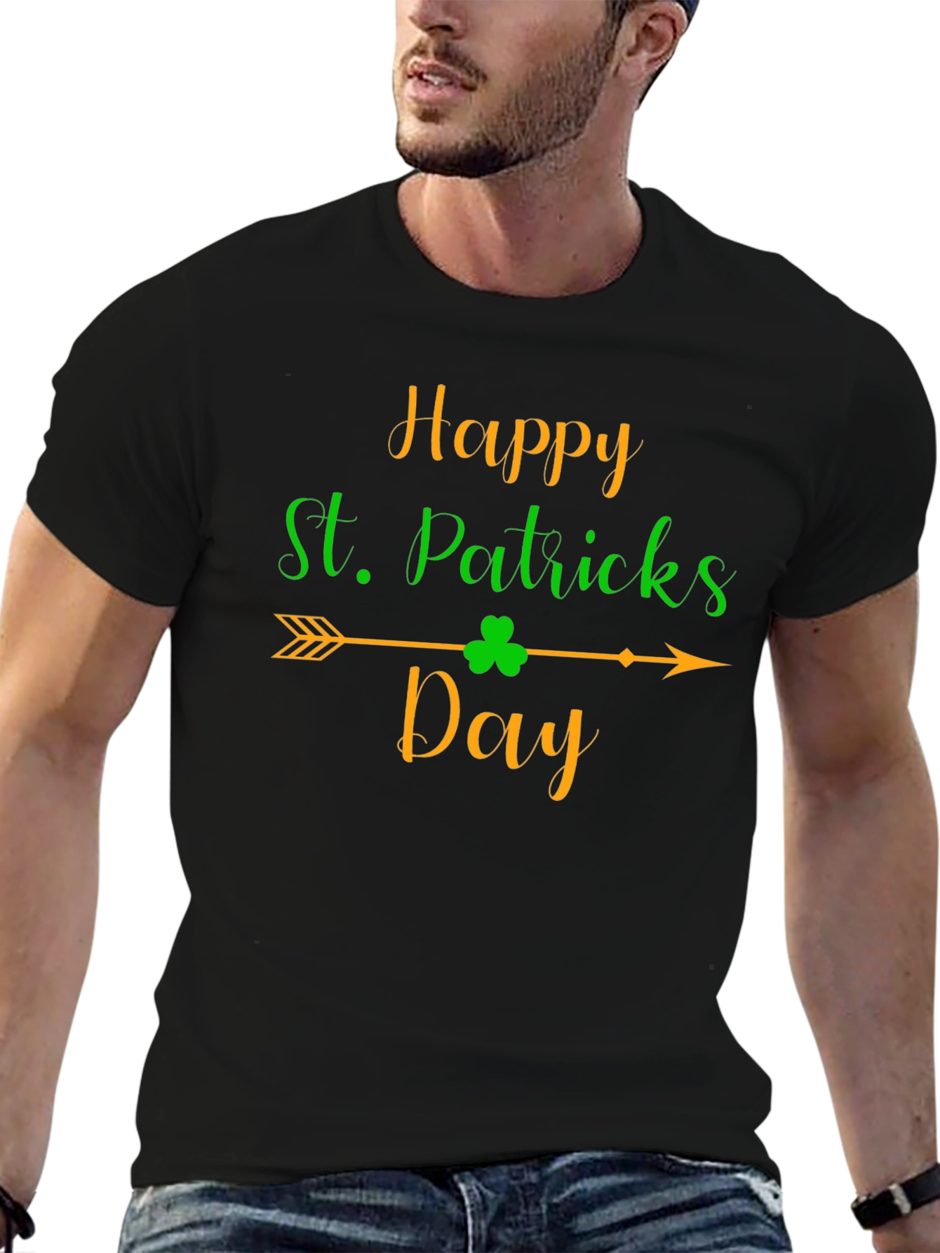 St. Patricks Day Black T-Shirt