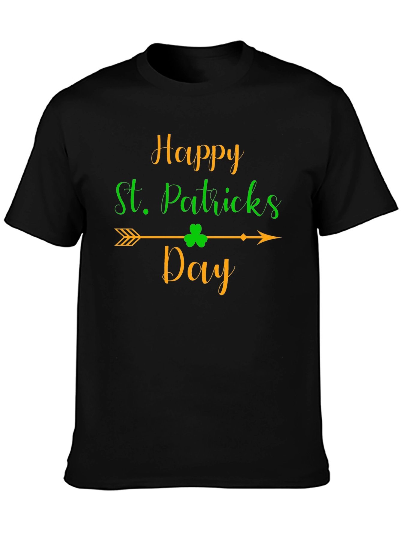 St. Patricks Day Black T-Shirt