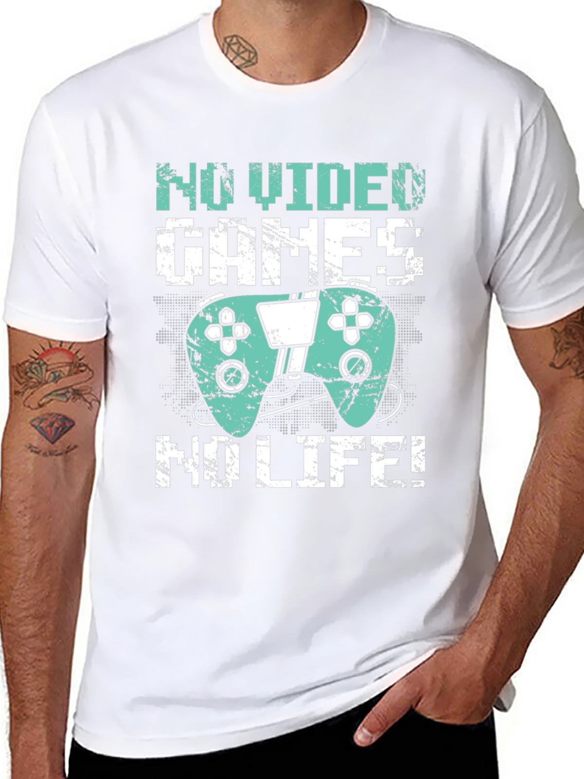 No Video Games No Life T-Shirt