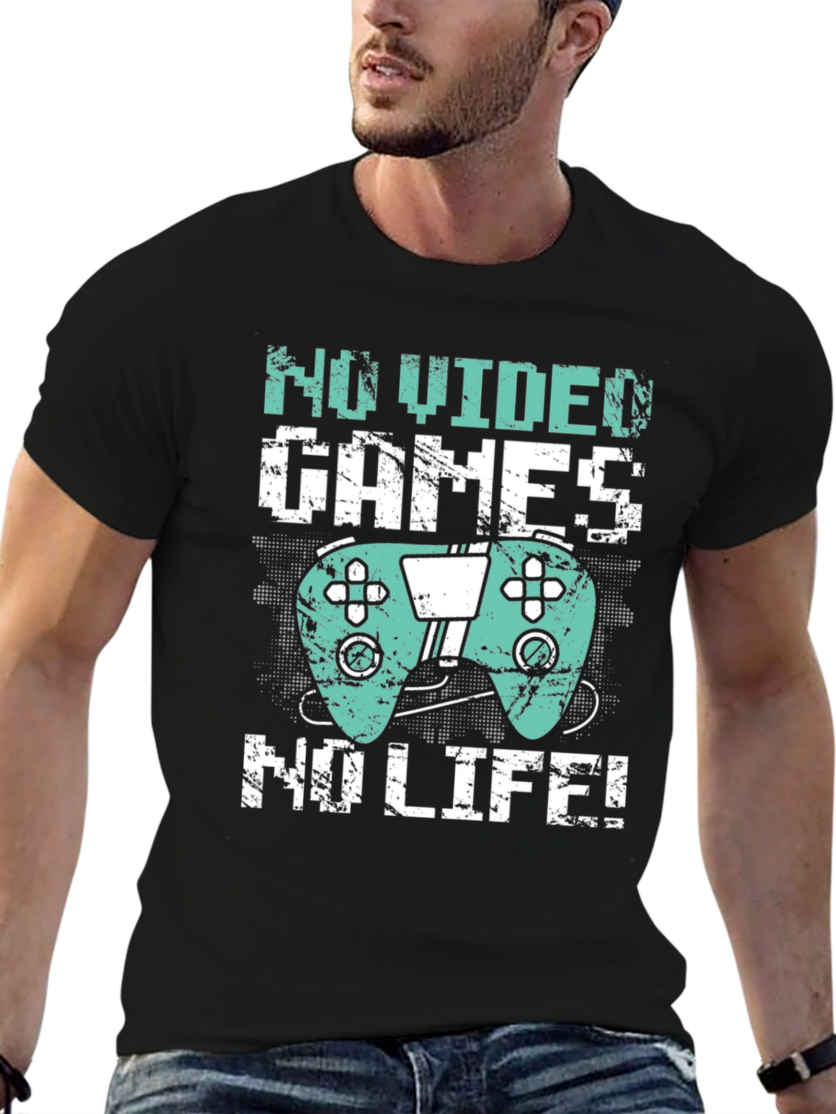 No Video Games No Life T-Shirt