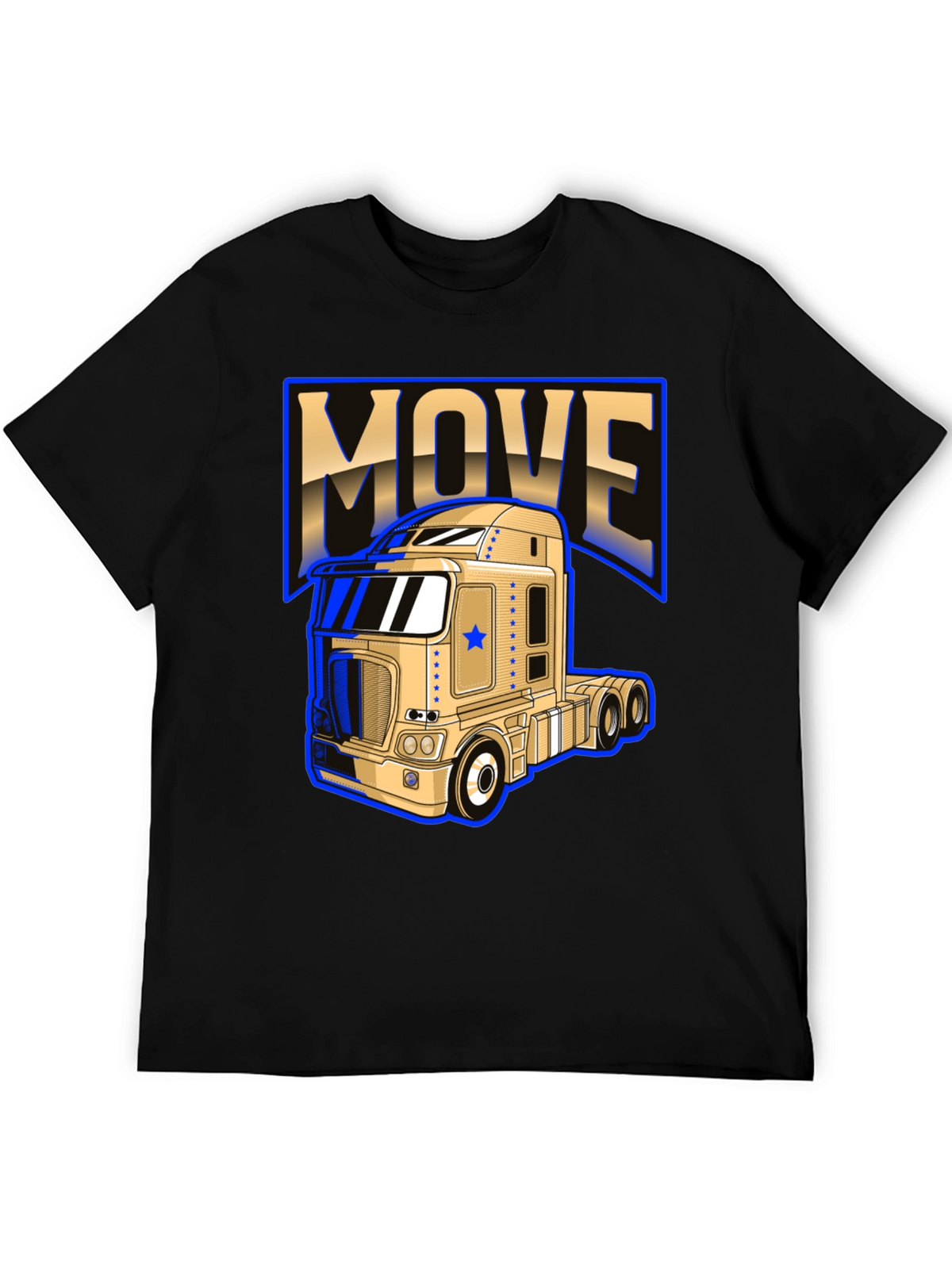 Move Trucker T-Shirt - Bold Graphic Design