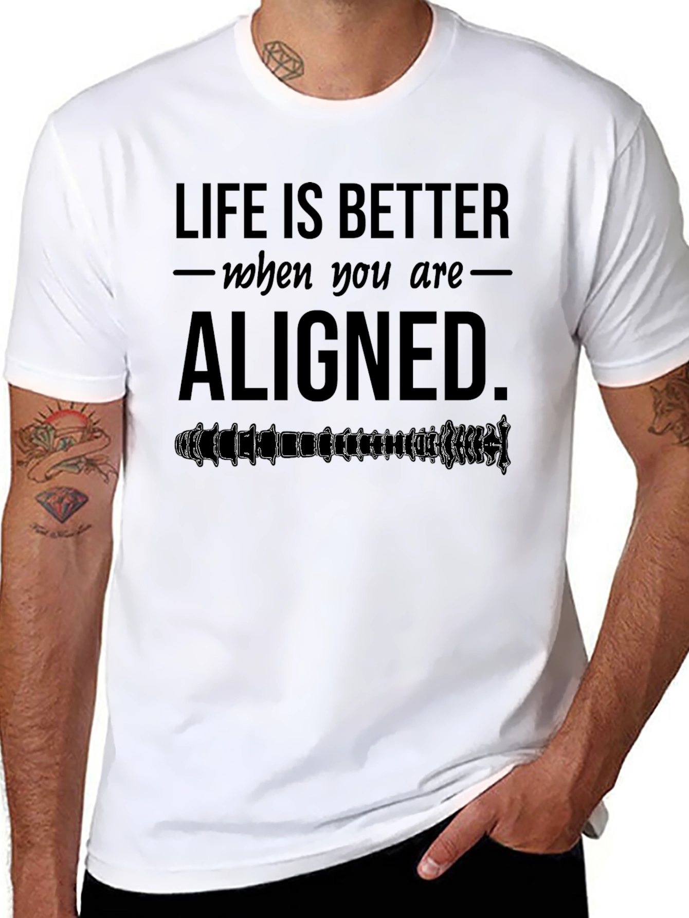 Life is Better Aligned T-Shirt
