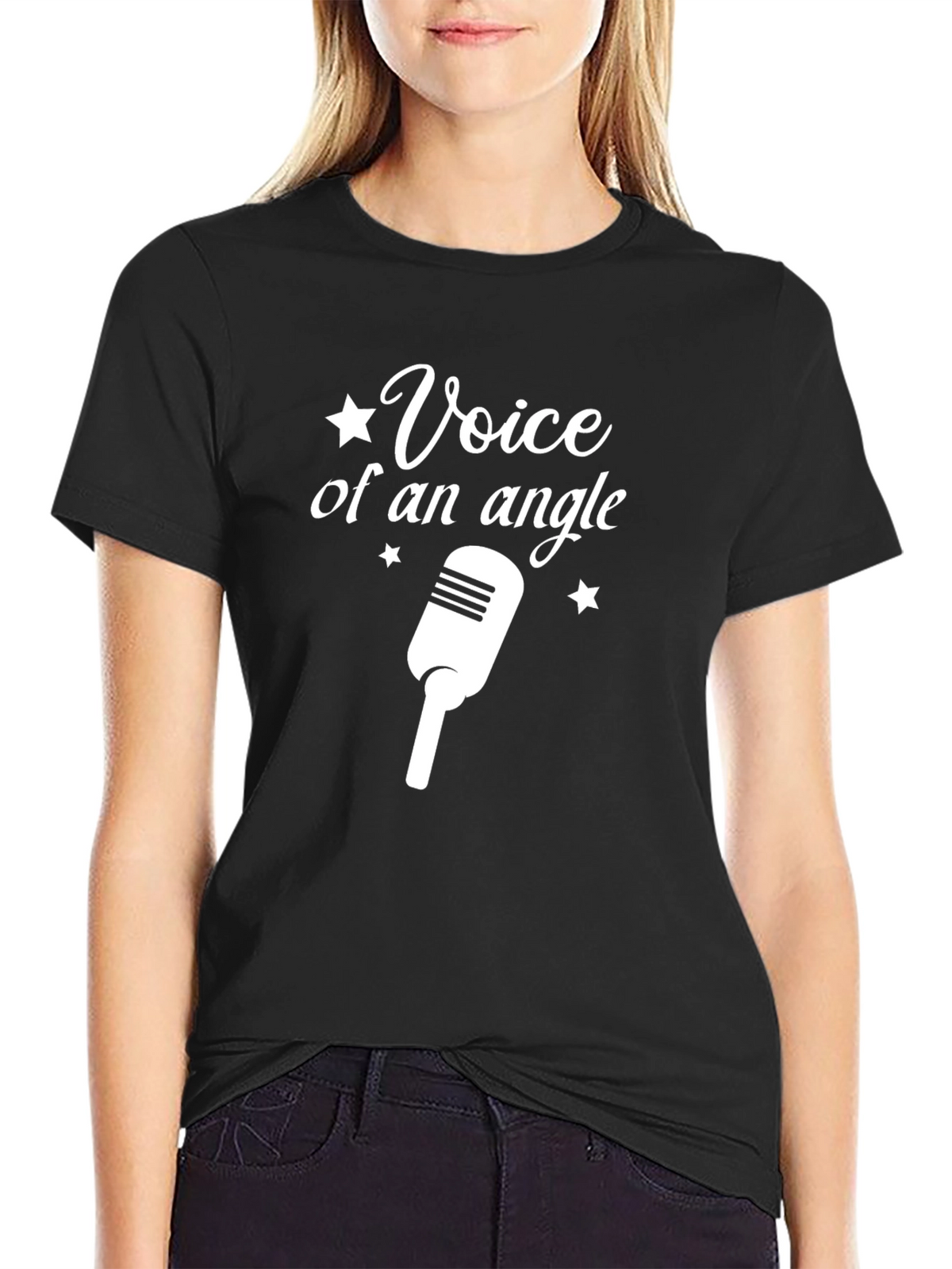 Voice of an Angel Graphic Tee - Black