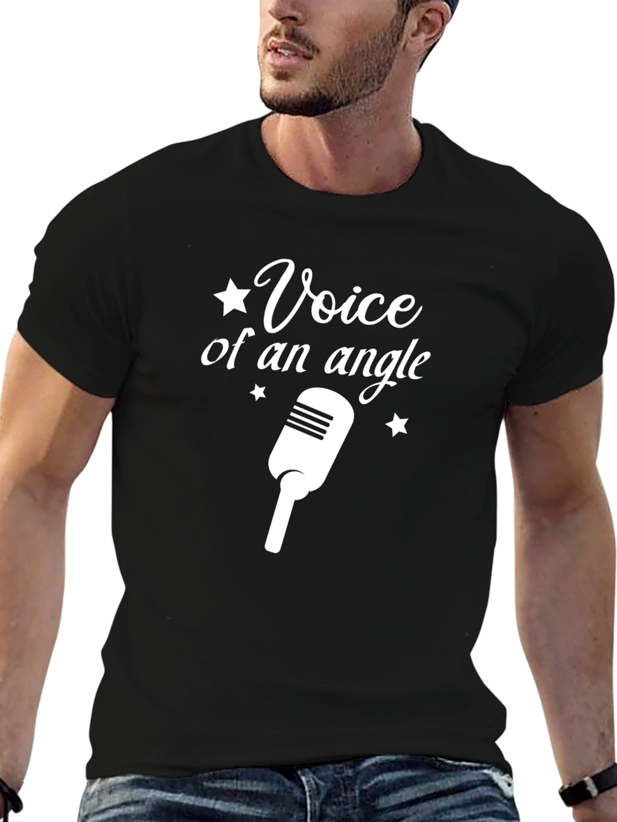 Voice of an Angel Graphic Tee - Black