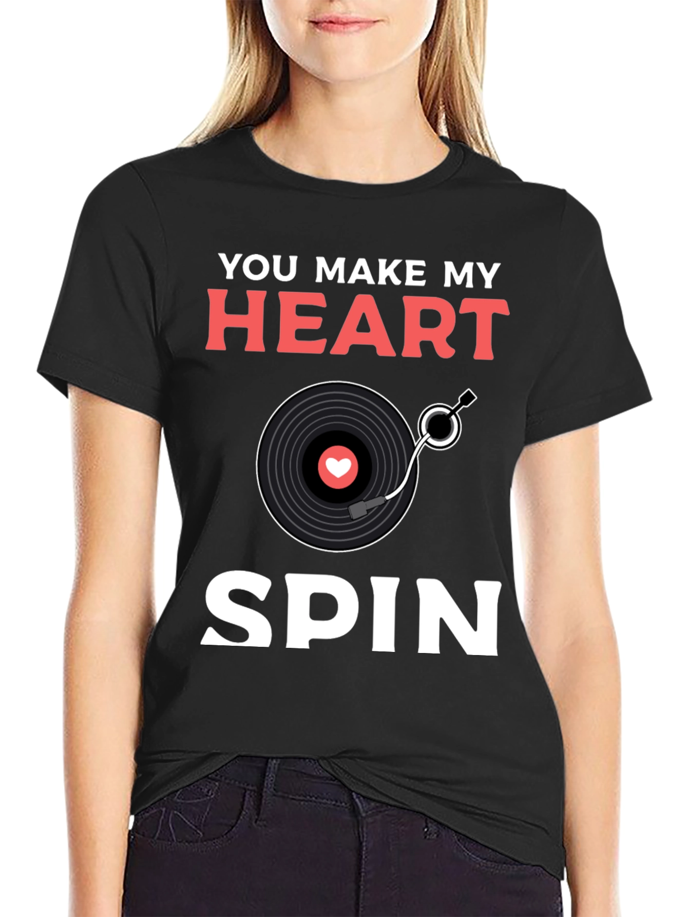 You Make My Heart Spin Graphic Tee