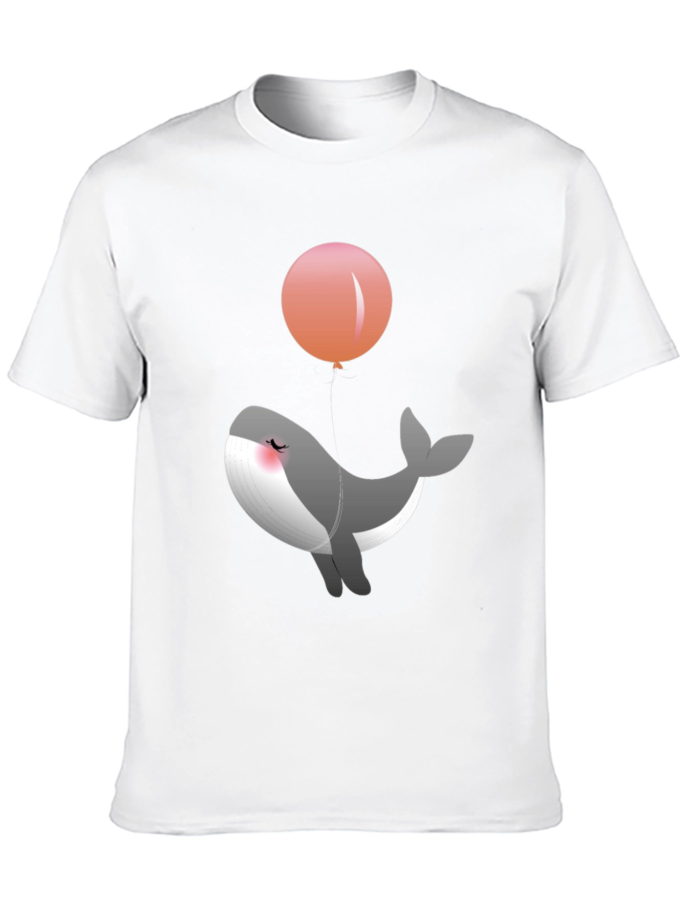 Whale Balloon T-Shirt - Cute Graphic Tee