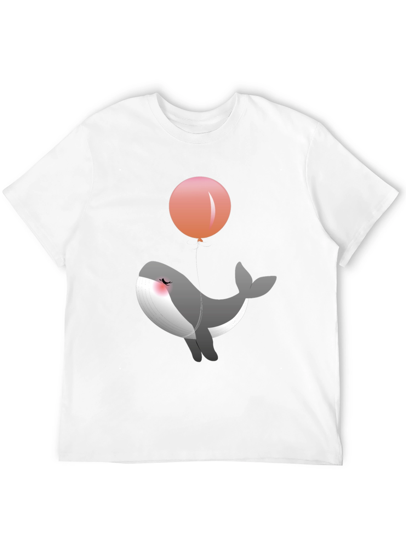 Whale Balloon T-Shirt - Cute Graphic Tee