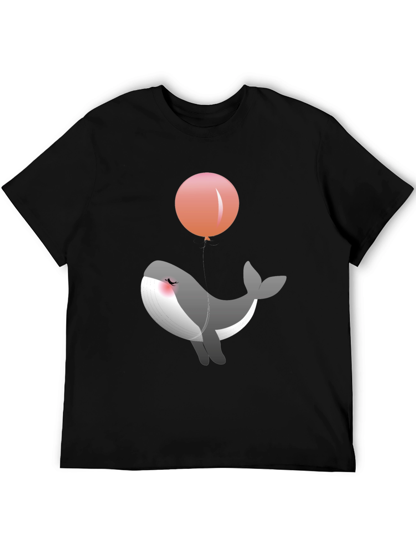 Whale Balloon T-Shirt - Cute Graphic Tee