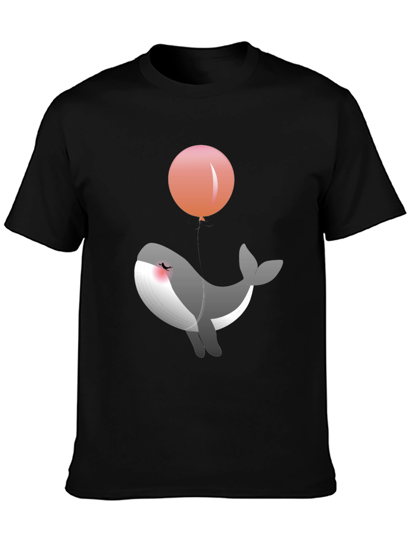 Whale Balloon T-Shirt - Cute Graphic Tee