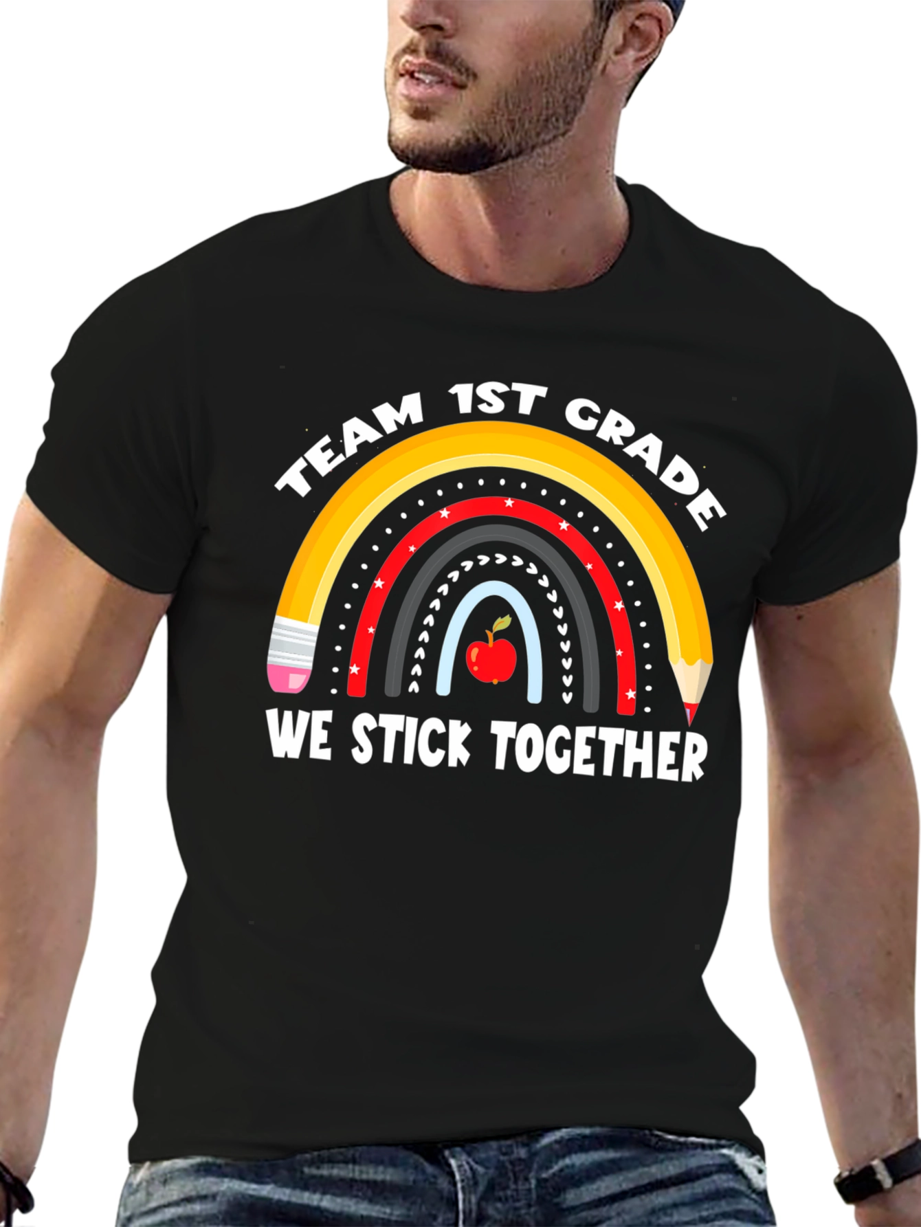 Team 1st Grade Teacher Shirt - We Stick Together