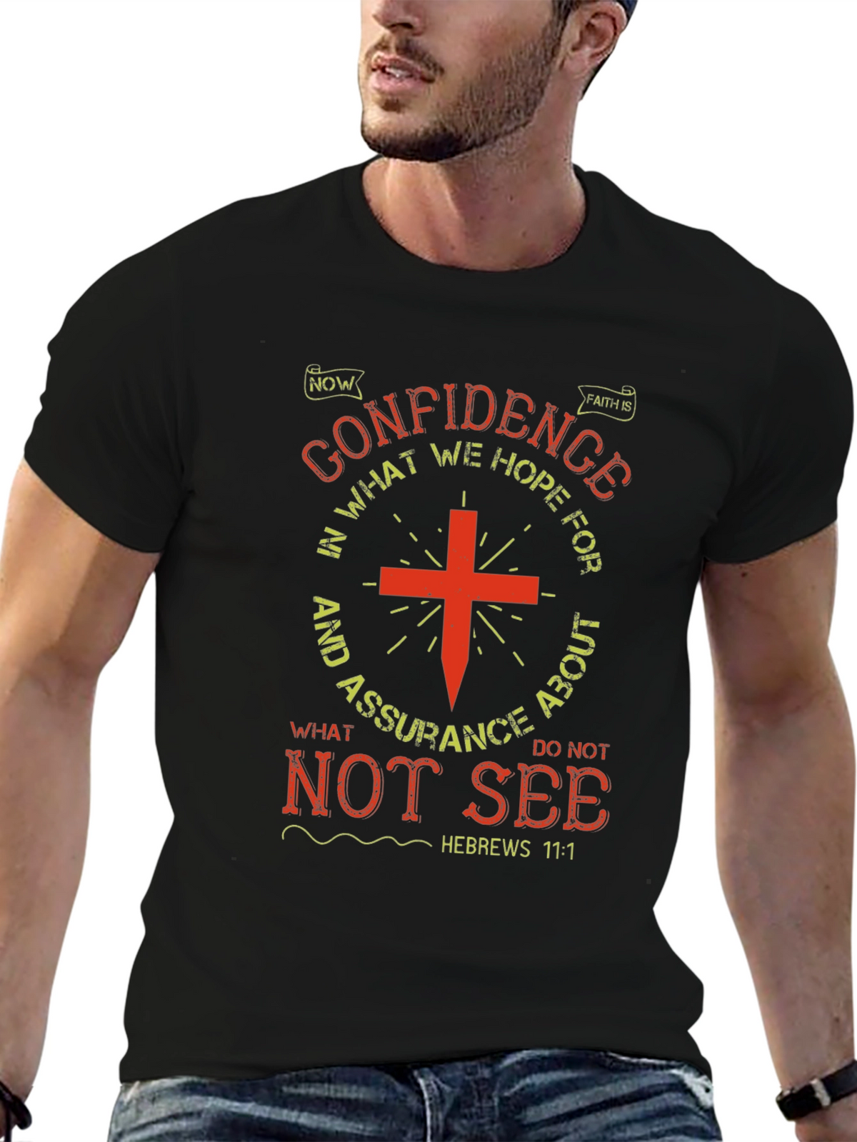Faith Confidence Graphic T-Shirt