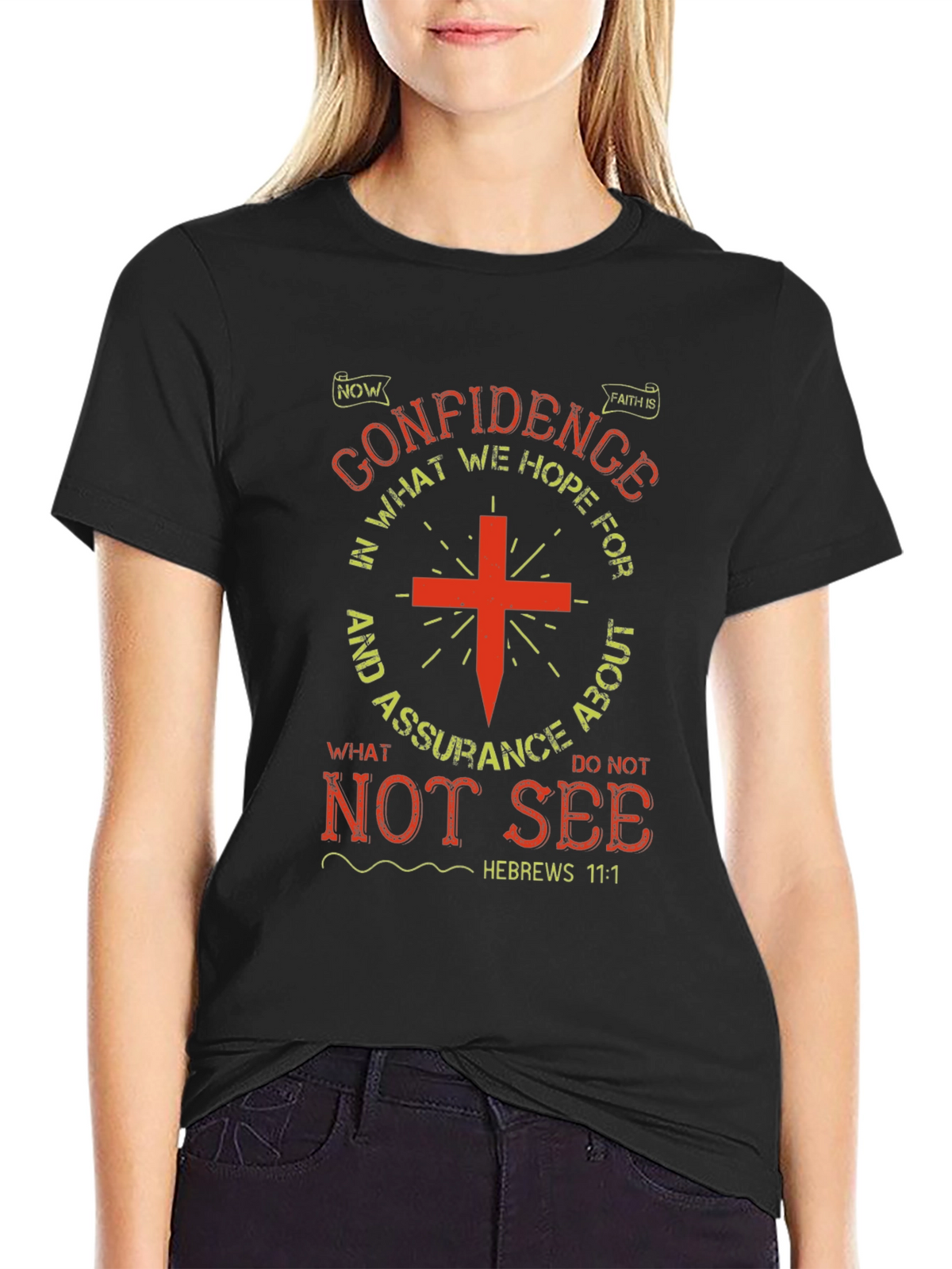 Faith Confidence Graphic T-Shirt