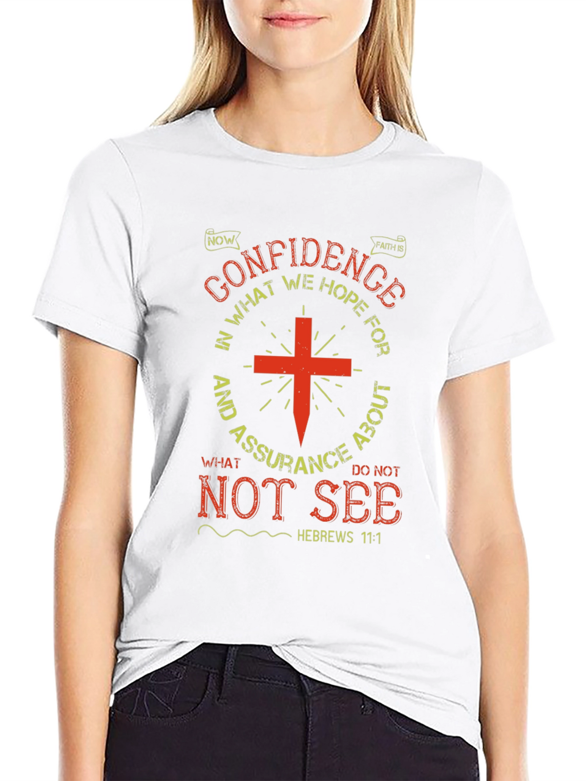 Faith Confidence Graphic T-Shirt