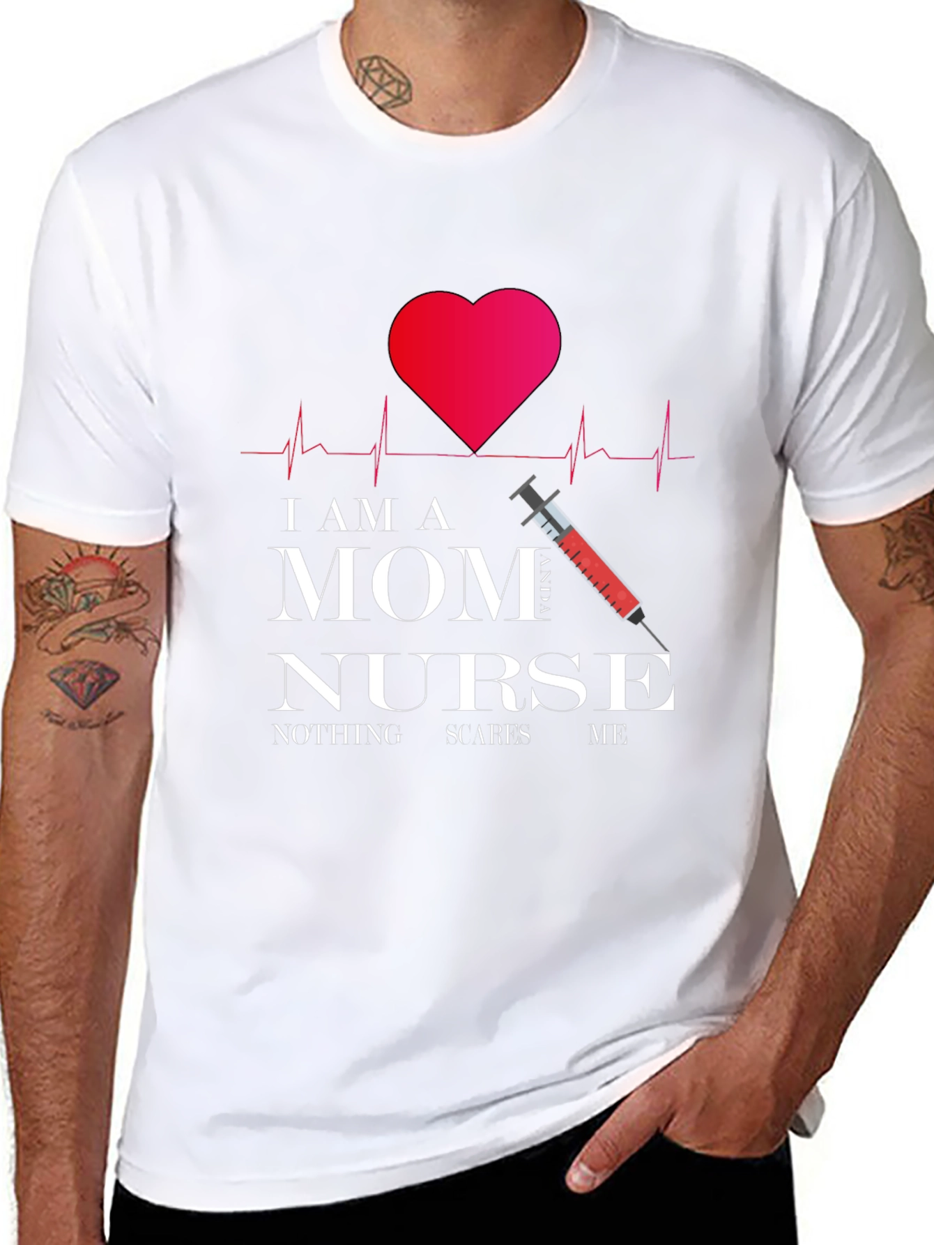 Im a Mom Nurse T-Shirt - Fearless Womens Tee
