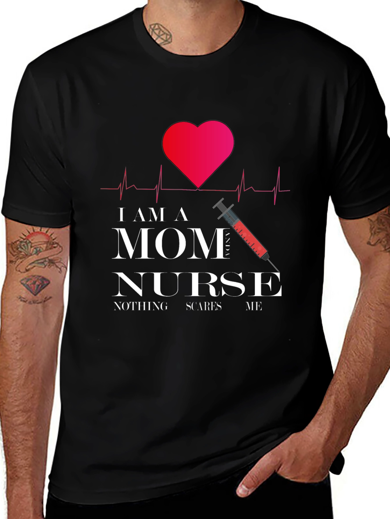 Im a Mom Nurse T-Shirt - Fearless Womens Tee