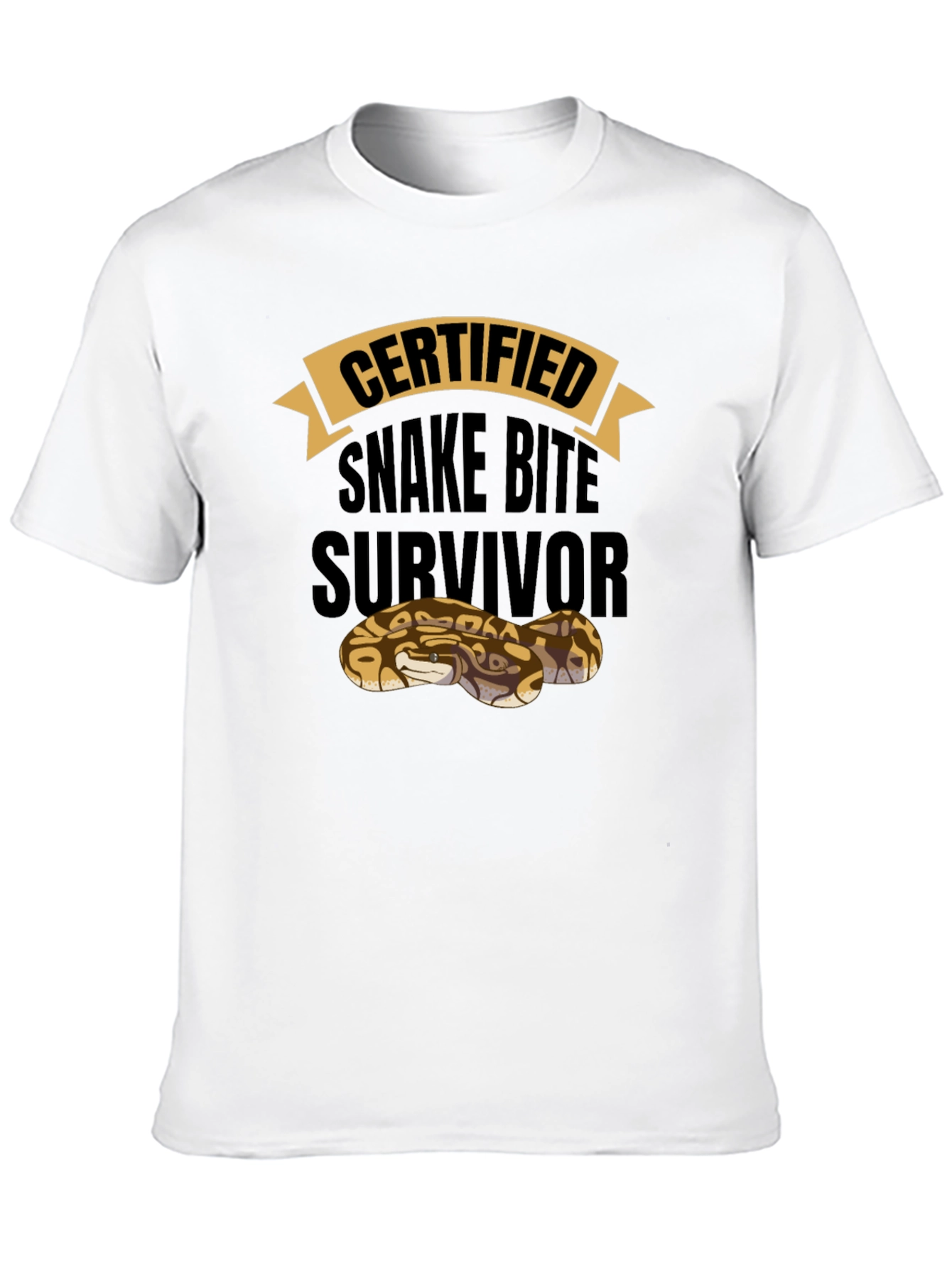 Certified Snake Bite Survivor T-Shirt