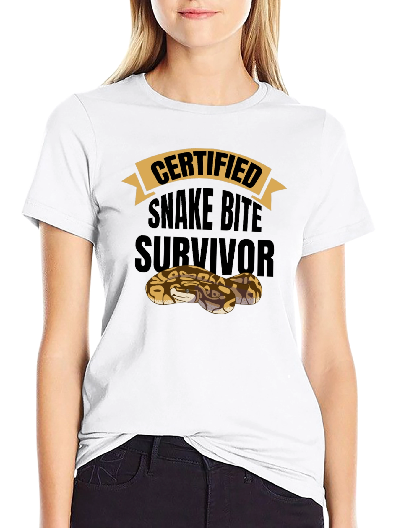 Certified Snake Bite Survivor T-Shirt