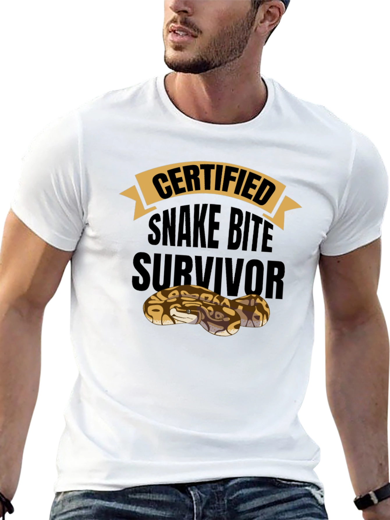 Certified Snake Bite Survivor T-Shirt