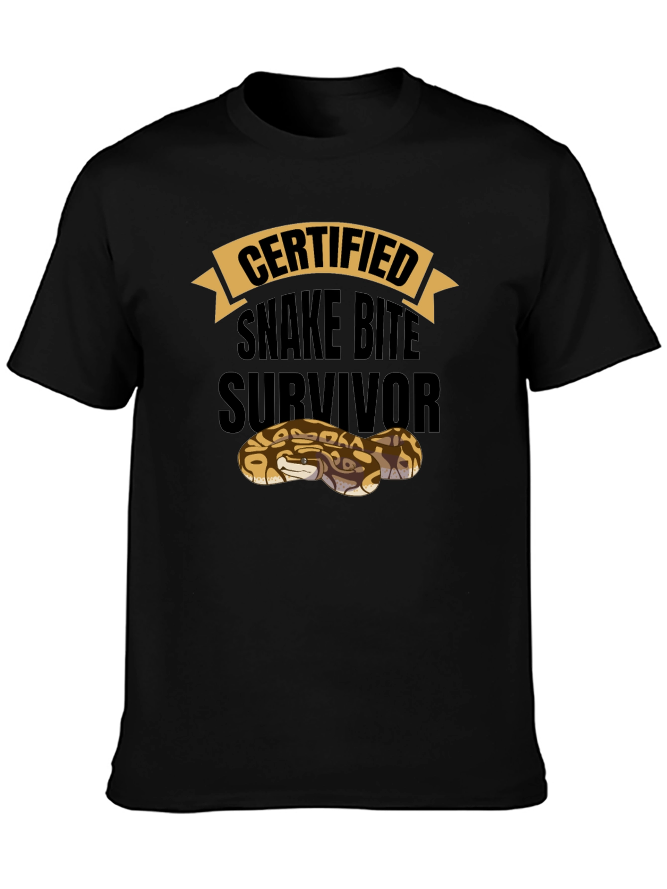 Certified Snake Bite Survivor T-Shirt