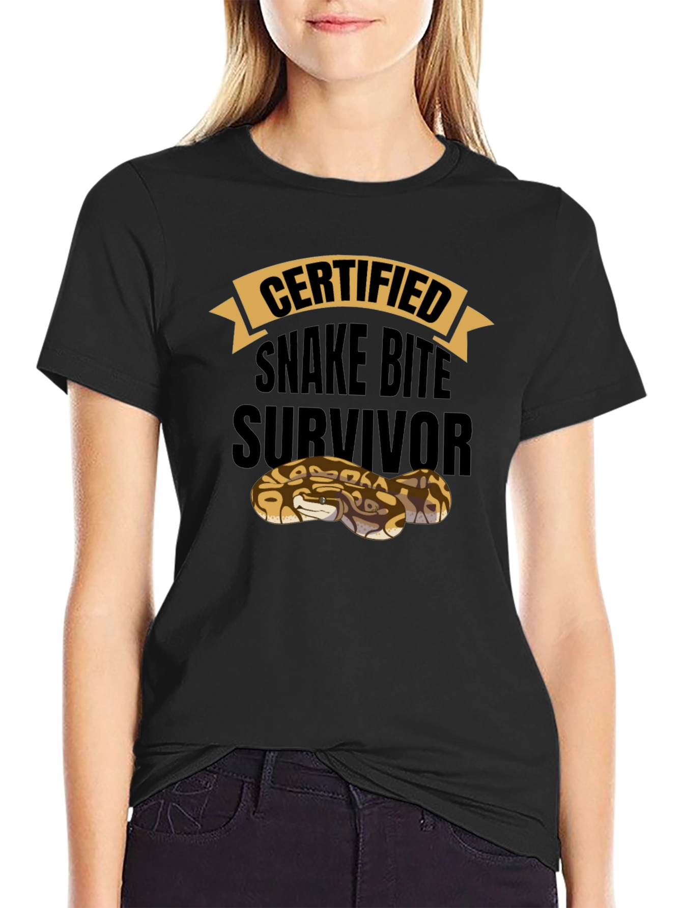 Certified Snake Bite Survivor T-Shirt