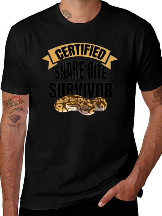 Certified Snake Bite Survivor T-Shirt