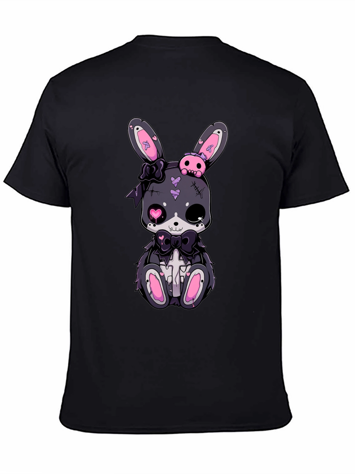 Gothic Bunny T-Shirt - Cute Creepy Style