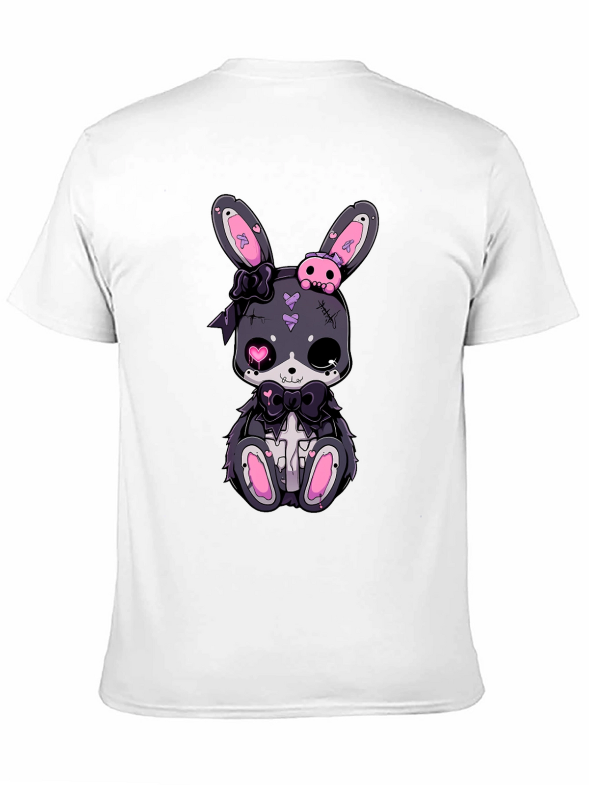 Gothic Bunny T-Shirt - Cute Creepy Style