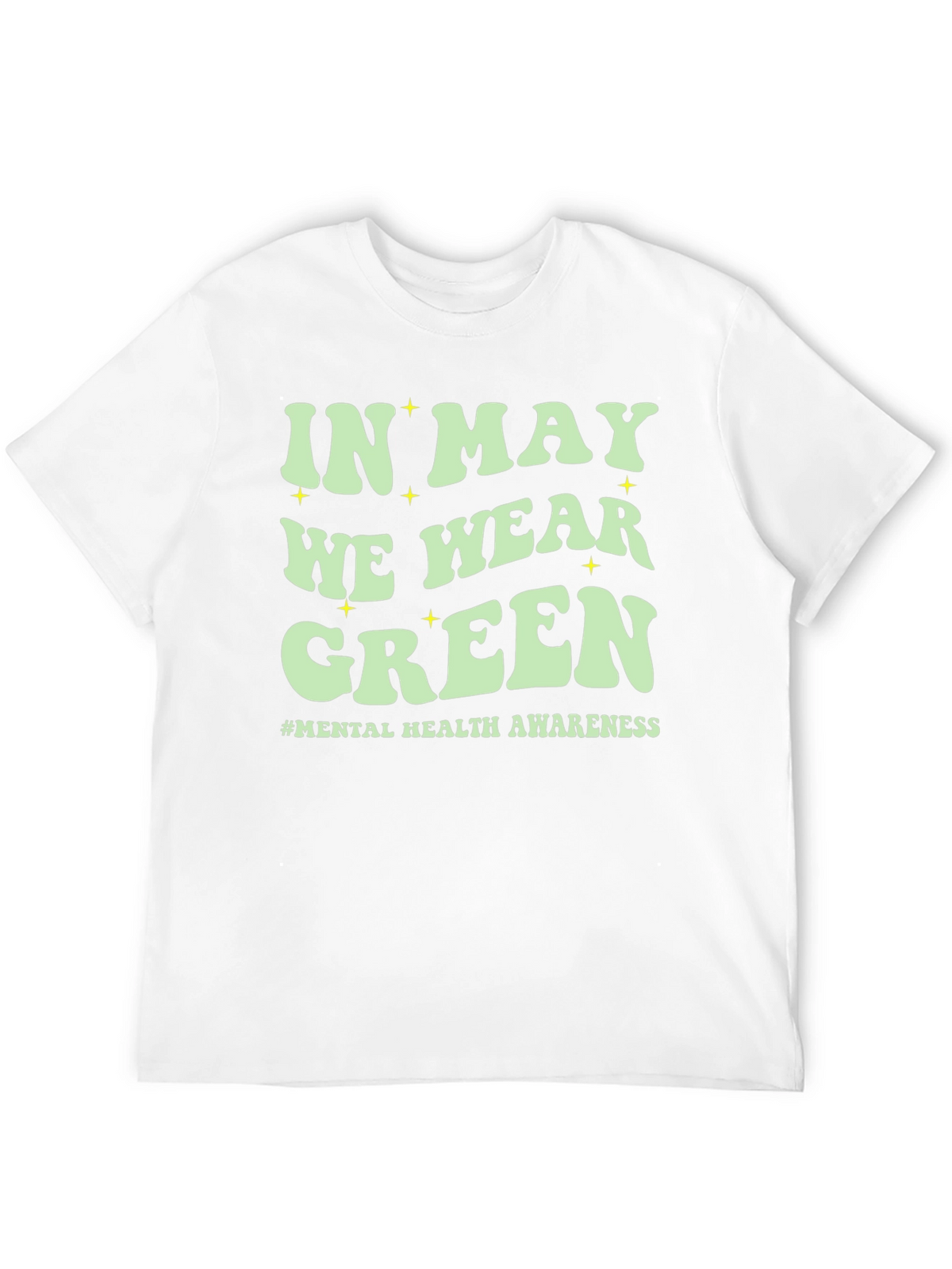 In May We Wear Green Mental Health Awareness T-Shirt