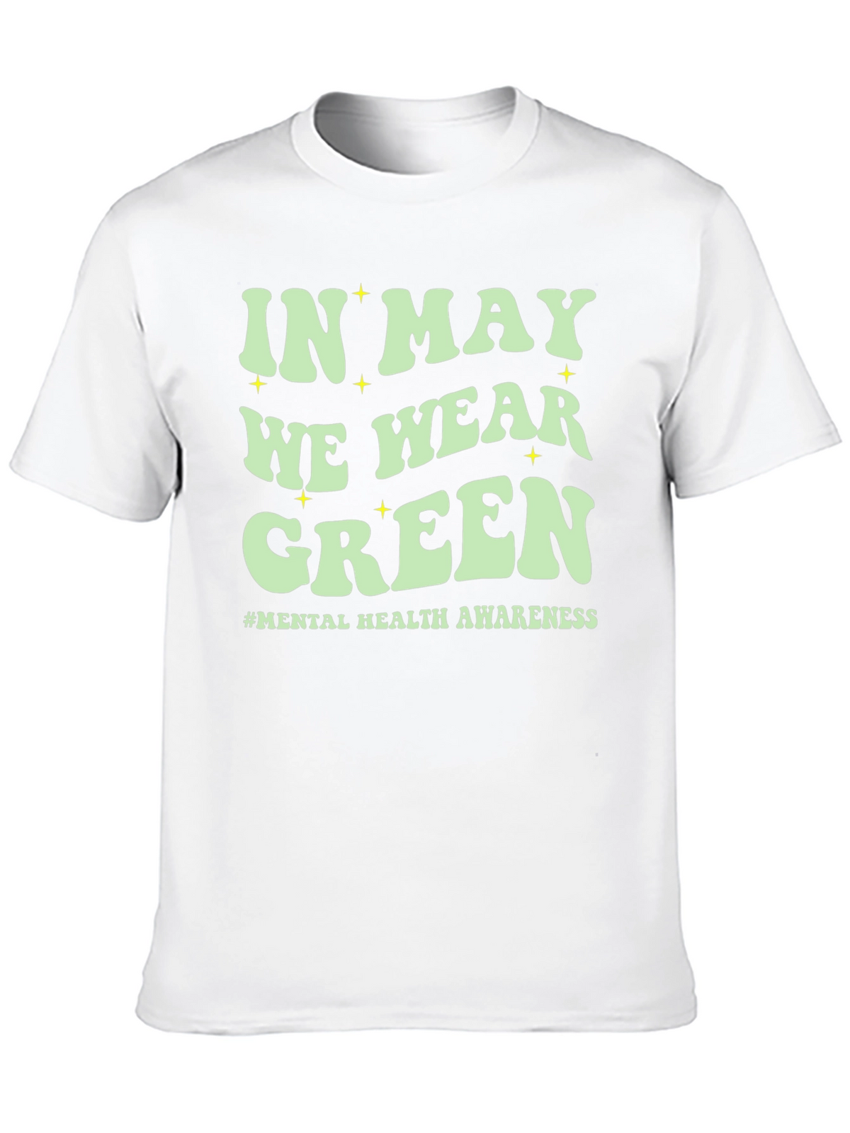 In May We Wear Green Mental Health Awareness T-Shirt