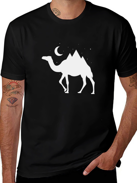 Camel Mountain Moon Graphic Tee