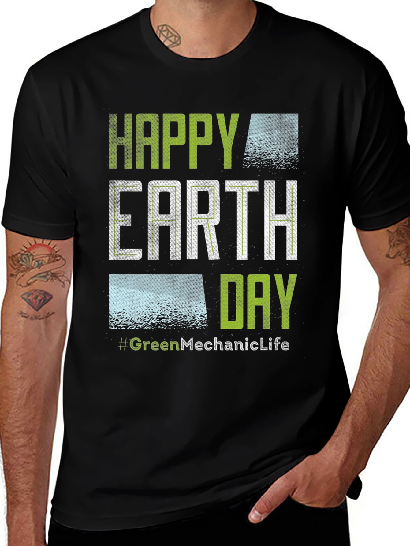 Happy Earth Day #GreenMechanicLife Graphic Tee