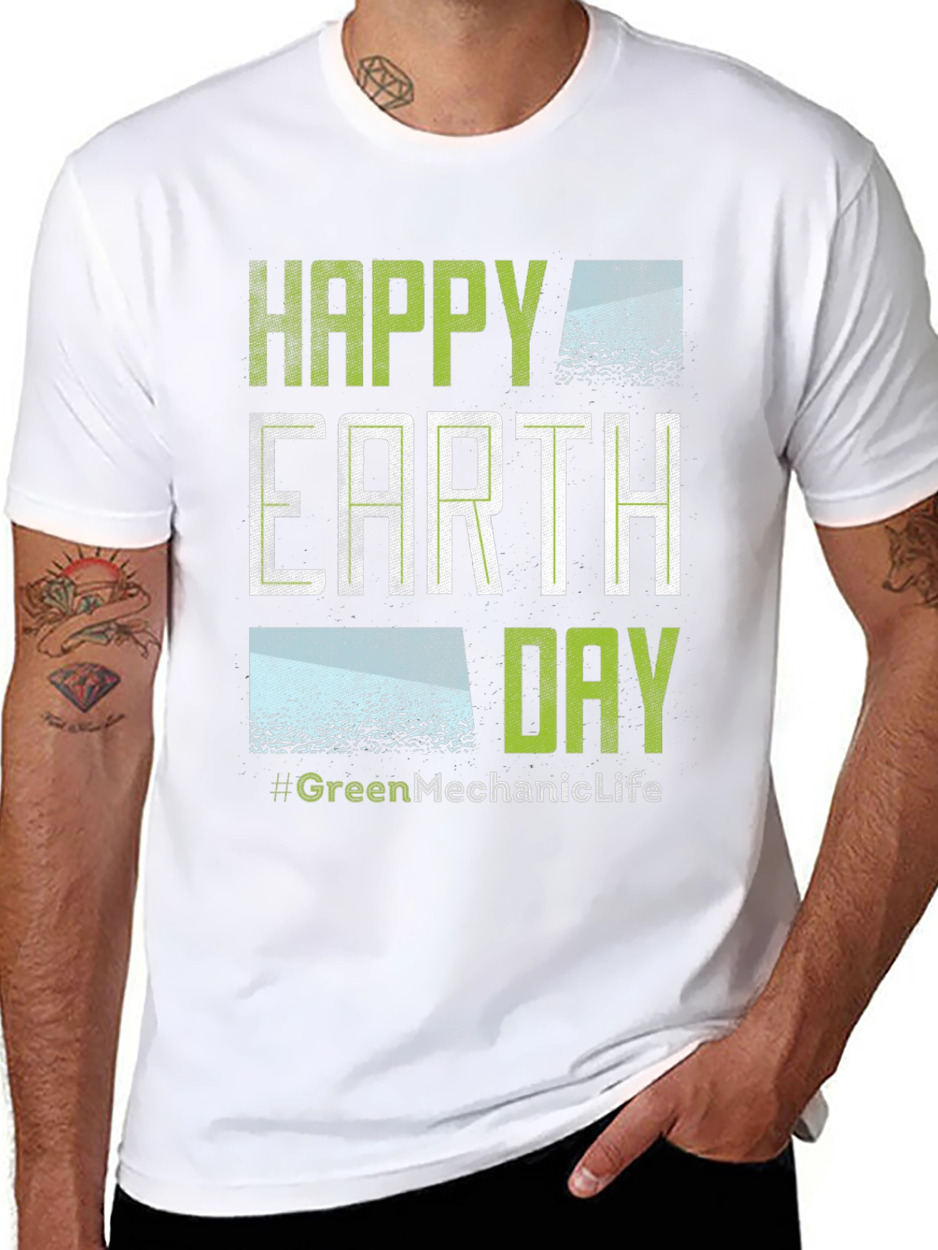 Happy Earth Day #GreenMechanicLife Graphic Tee