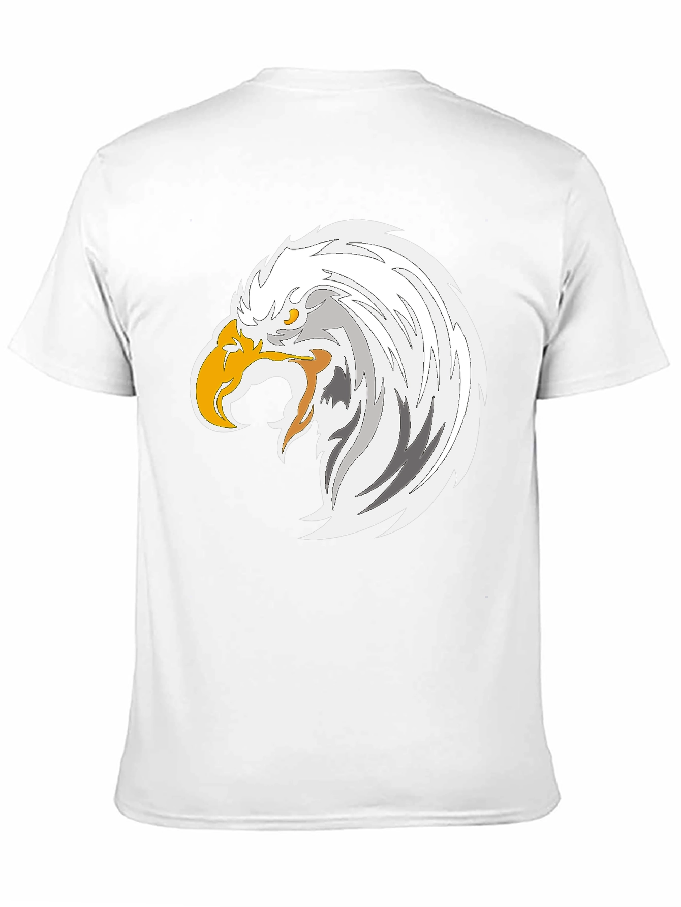 Eagle Graphic Tee - Bold Black Cotton T-Shirt