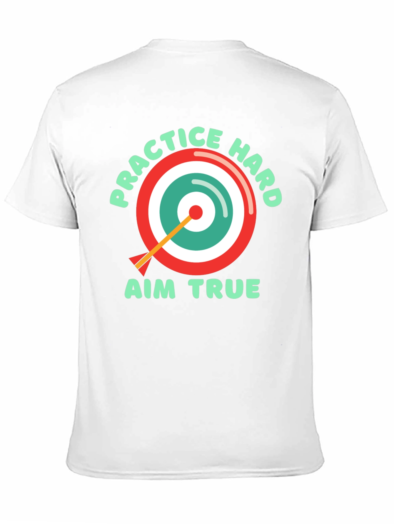 Practice Hard Aim True T-Shirt - Black