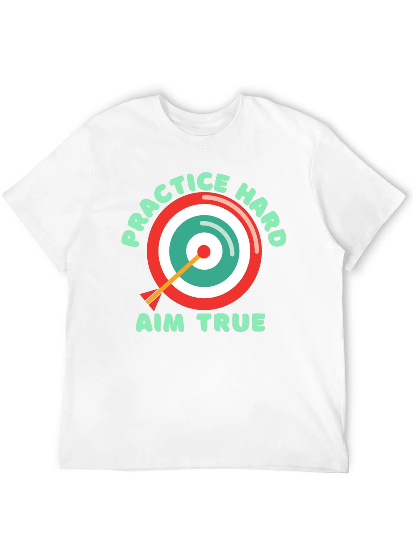 Practice Hard Aim True T-Shirt - Black