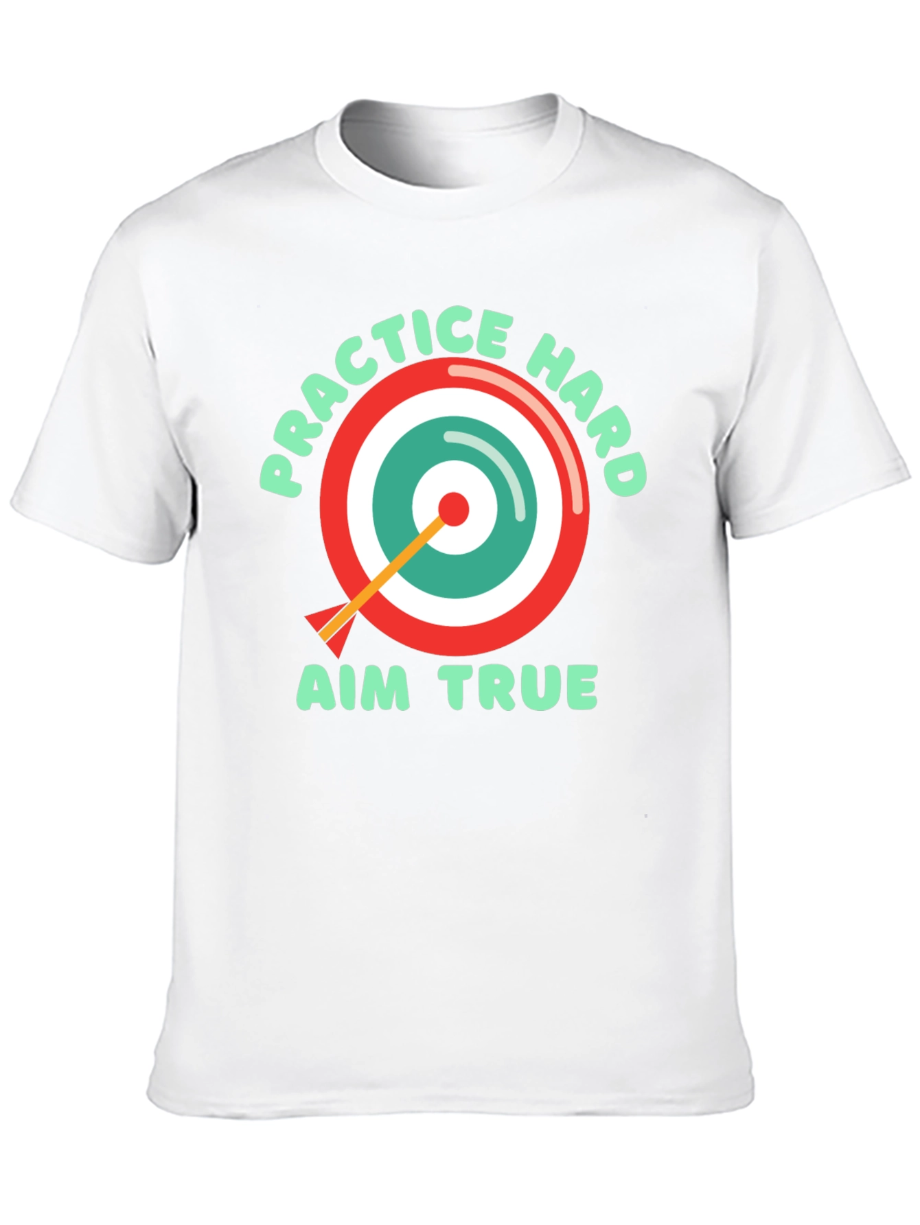 Practice Hard Aim True T-Shirt - Black
