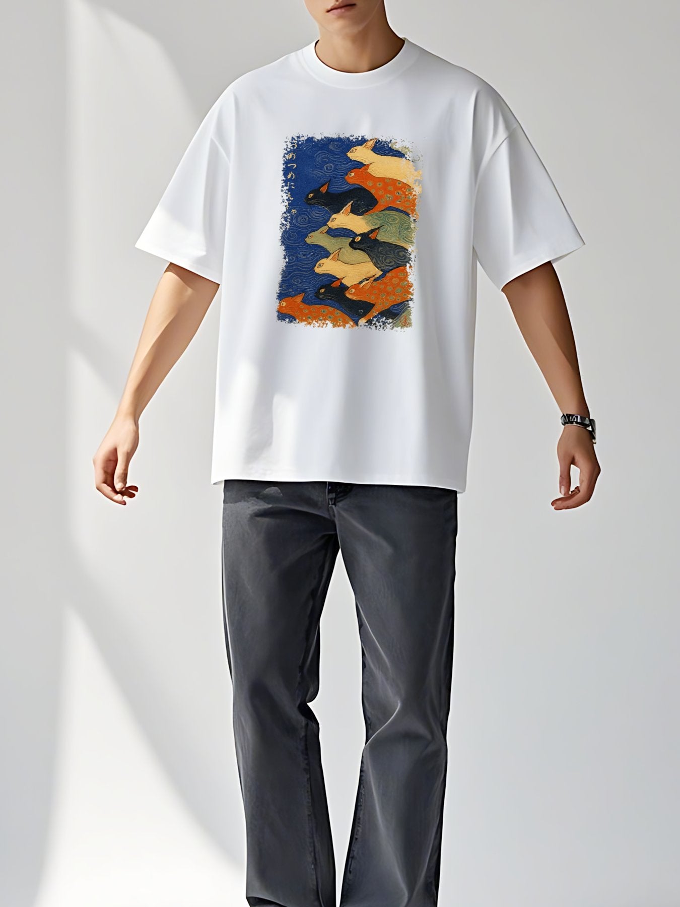 T-shirt Tokyo-tiger-claw-some-ninja-washed-t-shirt