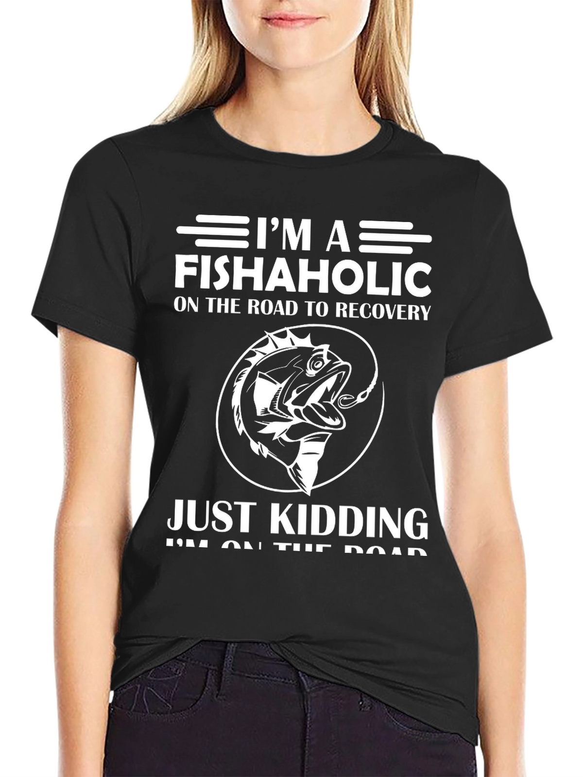 Fishaholic T-Shirt - Funny Fishing Lover Tee