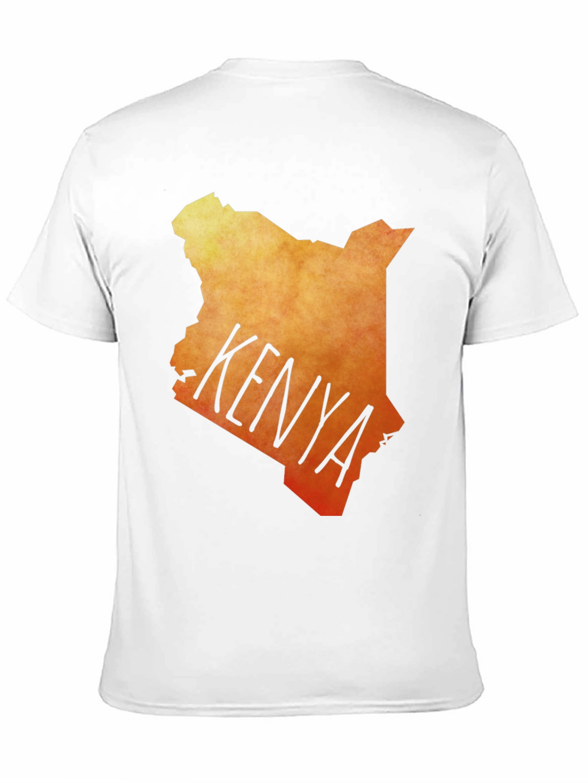 Kenya Map T-Shirt - Black Graphic Tee