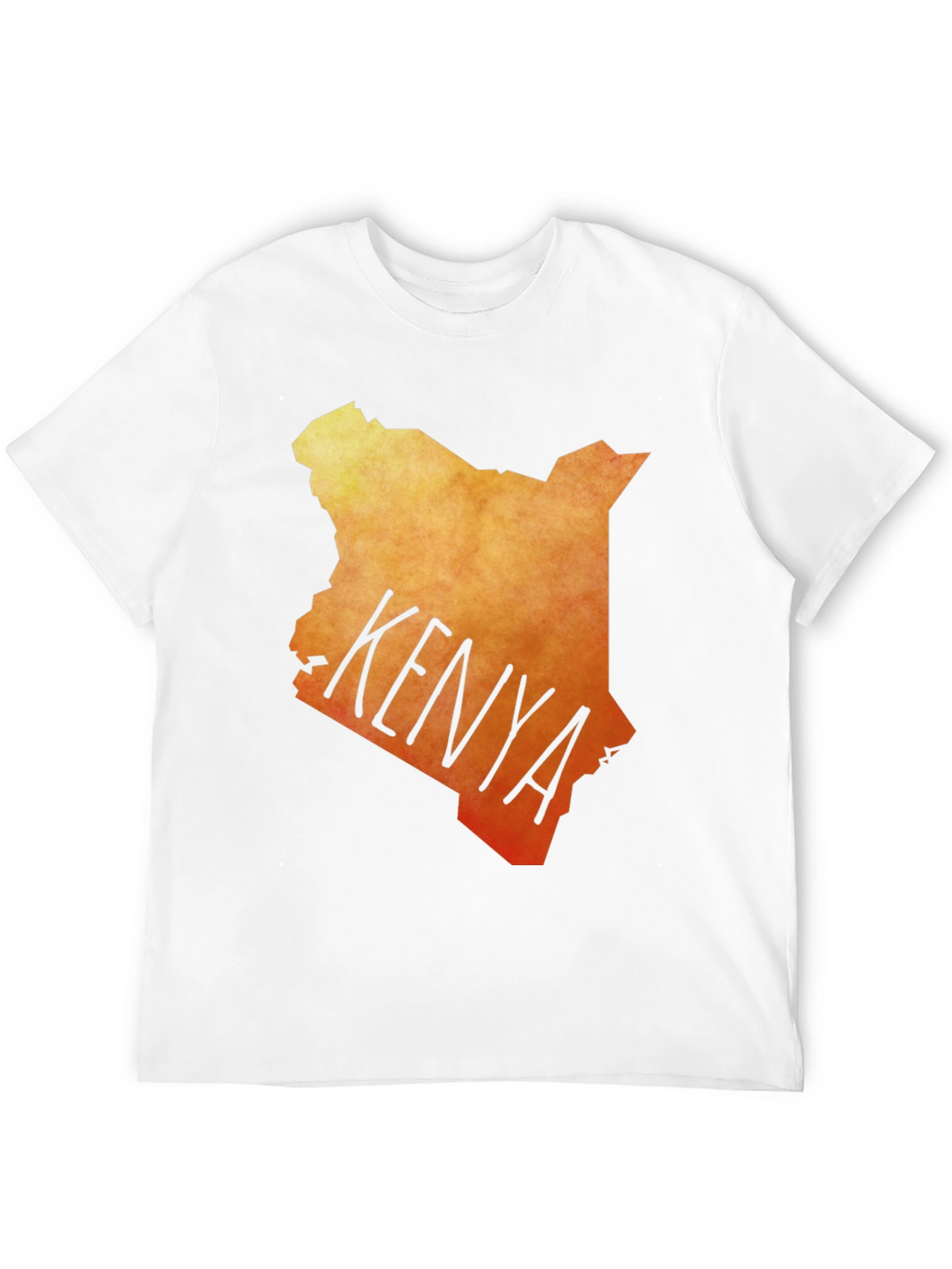 Kenya Map T-Shirt - Black Graphic Tee