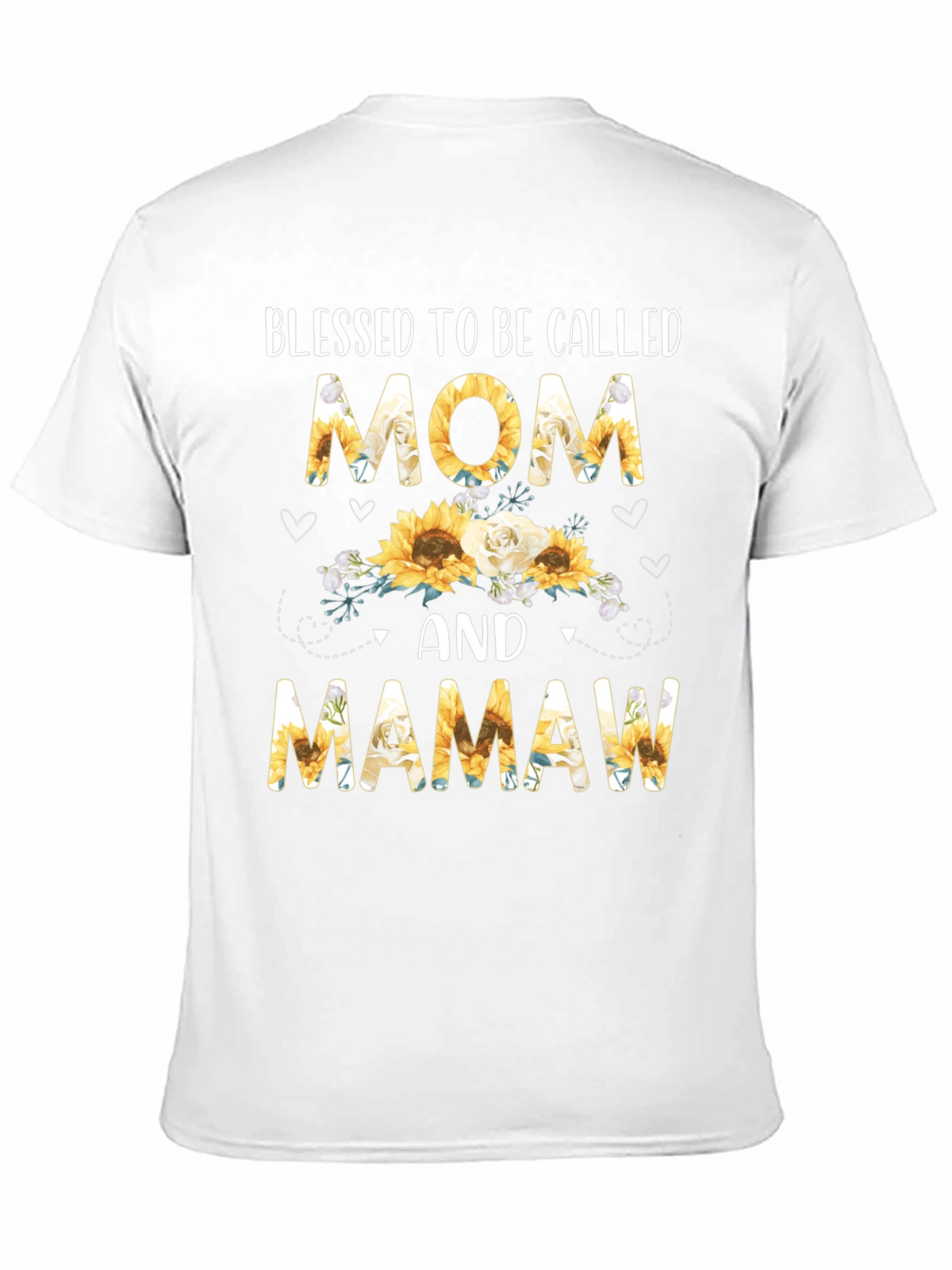 Blessed Mom & Mamaw Sunflower Graphic Tee