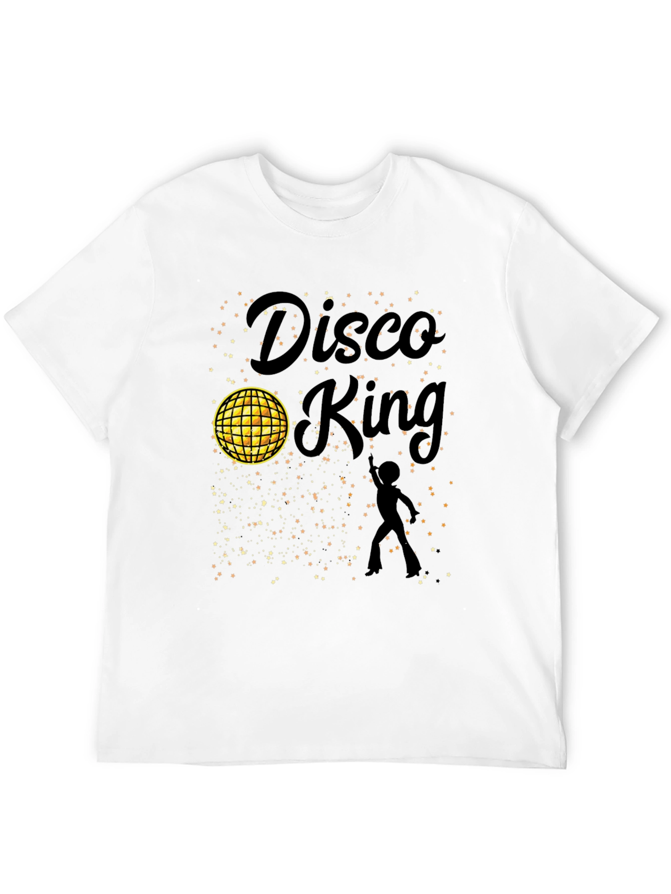 Disco King Black Graphic Tee