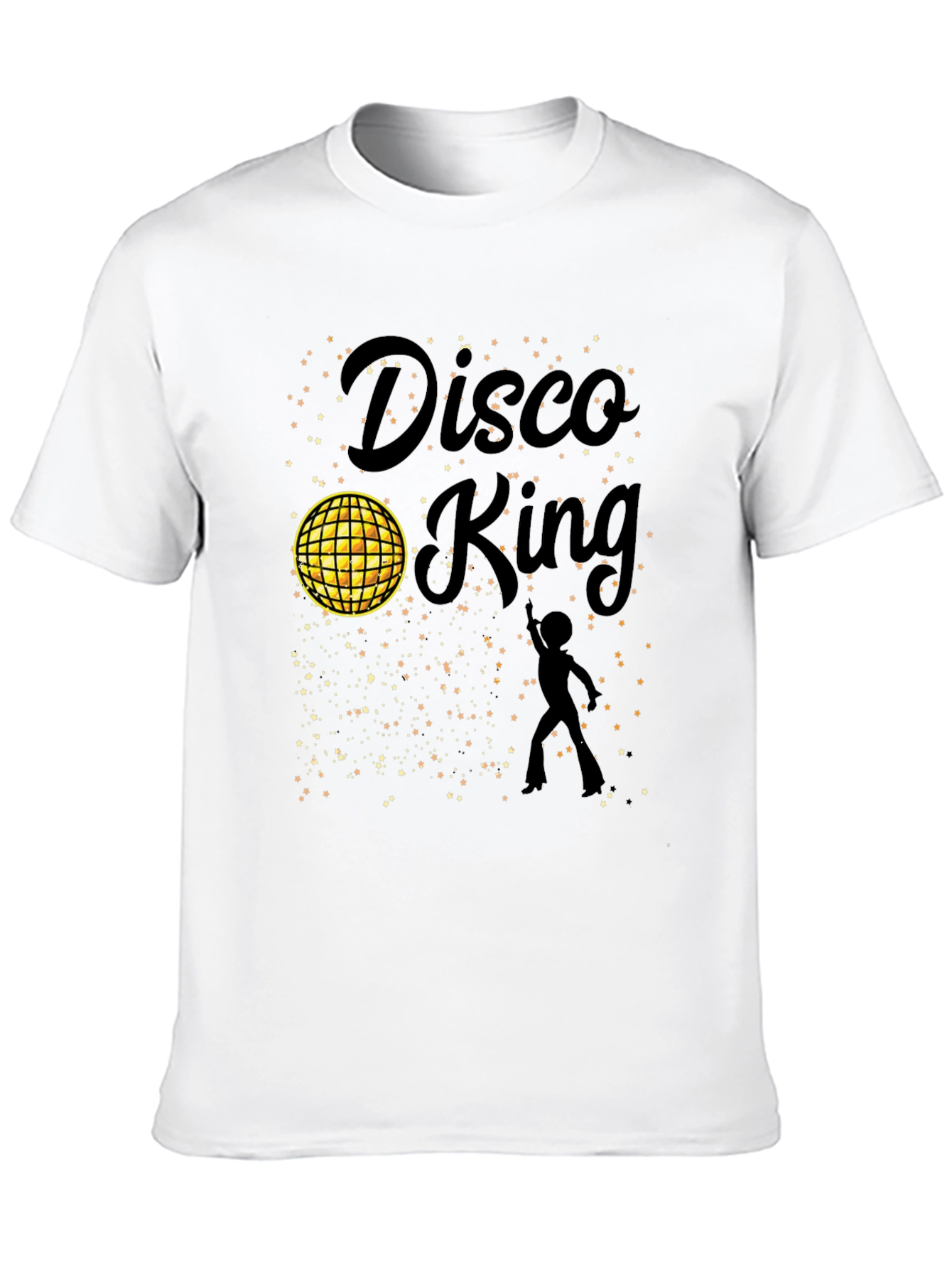 Disco King Black Graphic Tee