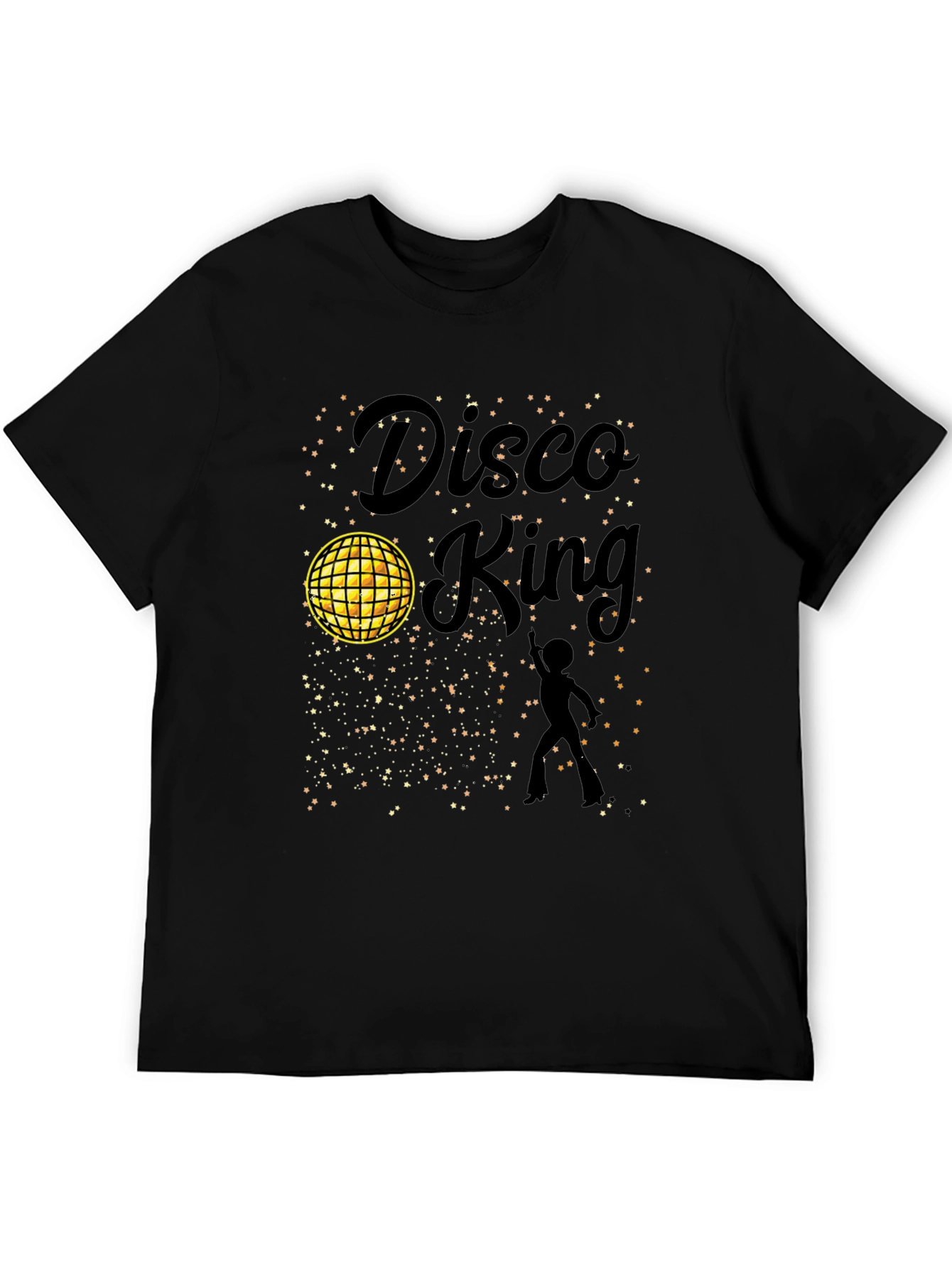 Disco King Black Graphic Tee