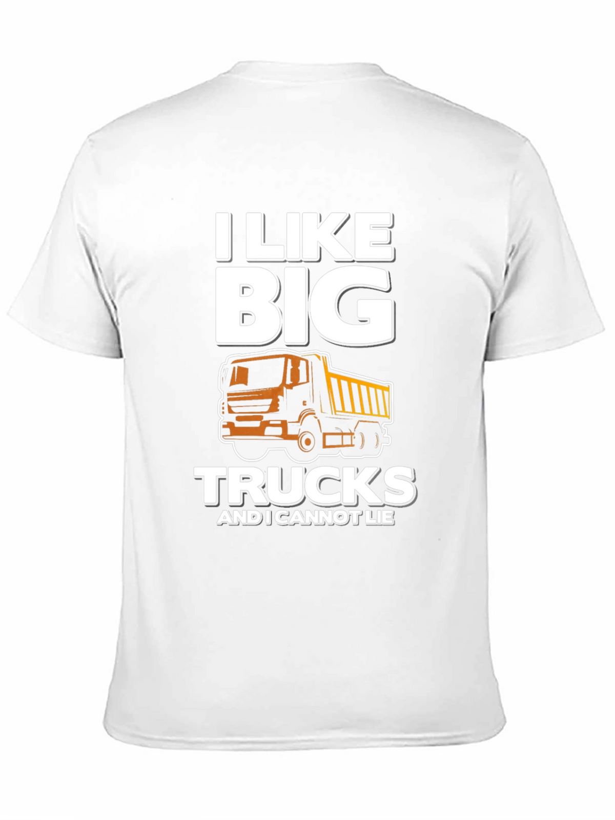 I Like Big Trucks Mens Black Graphic Tee