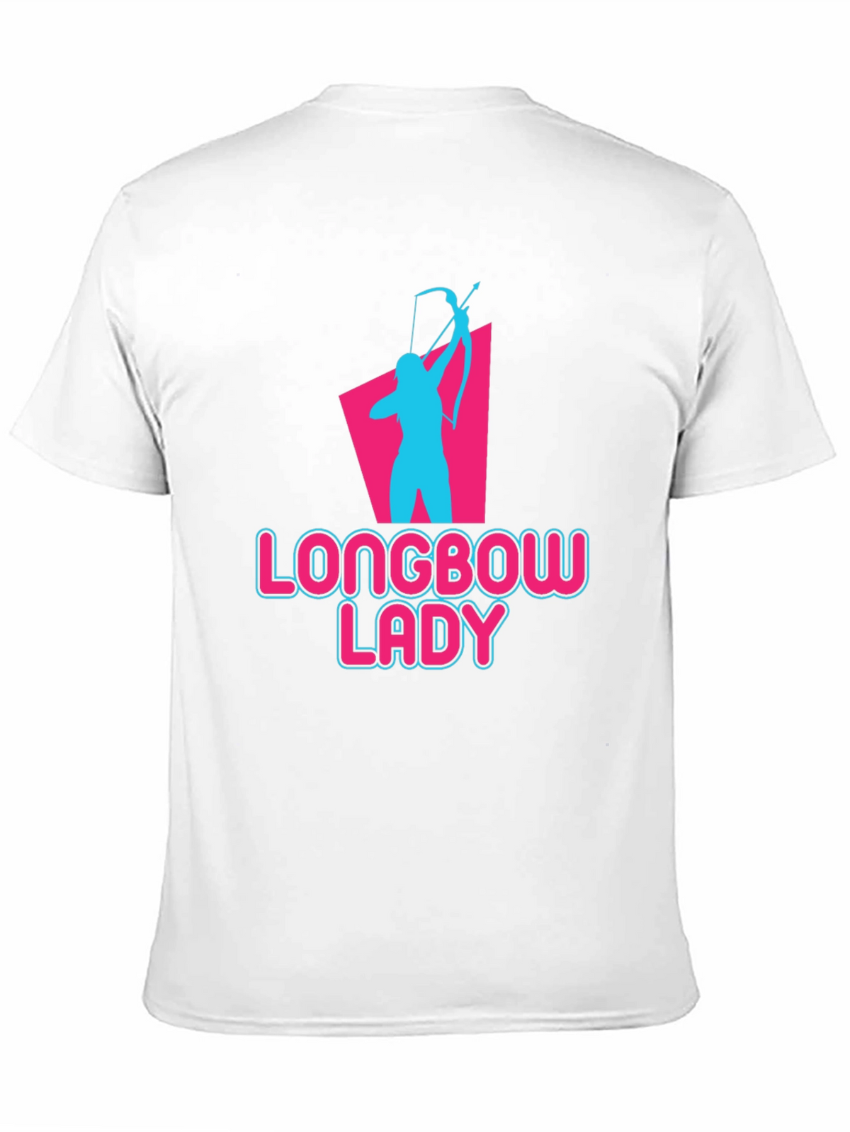 Longbow Lady Archery T-Shirt - Novelty Graphic Tee