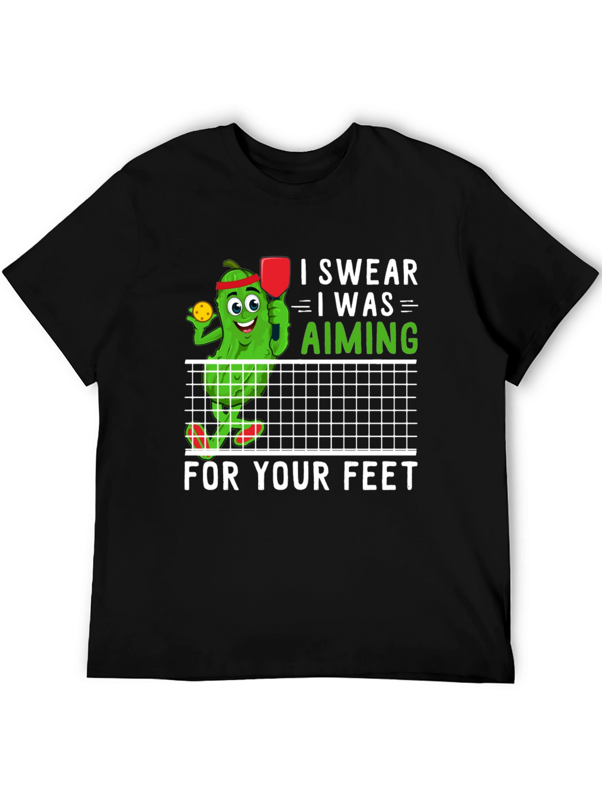 Funny Pickleball T-Shirt: I Swear I Was Aiming