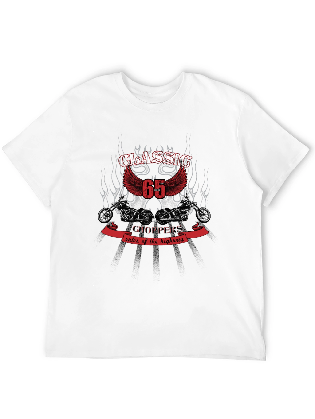 Classic Choppers 65 Rules of the Highway T-Shirt