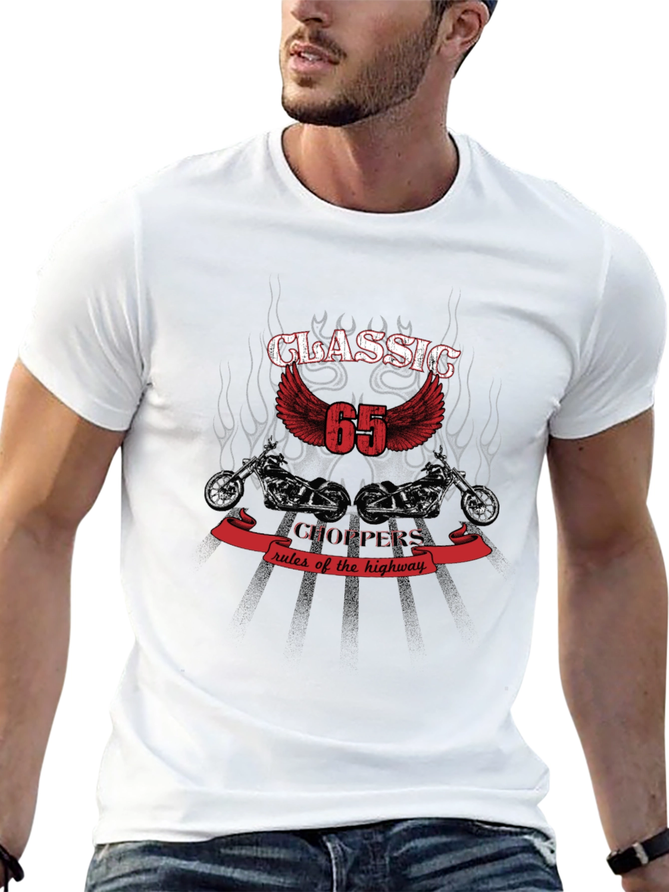 Classic Choppers 65 Rules of the Highway T-Shirt